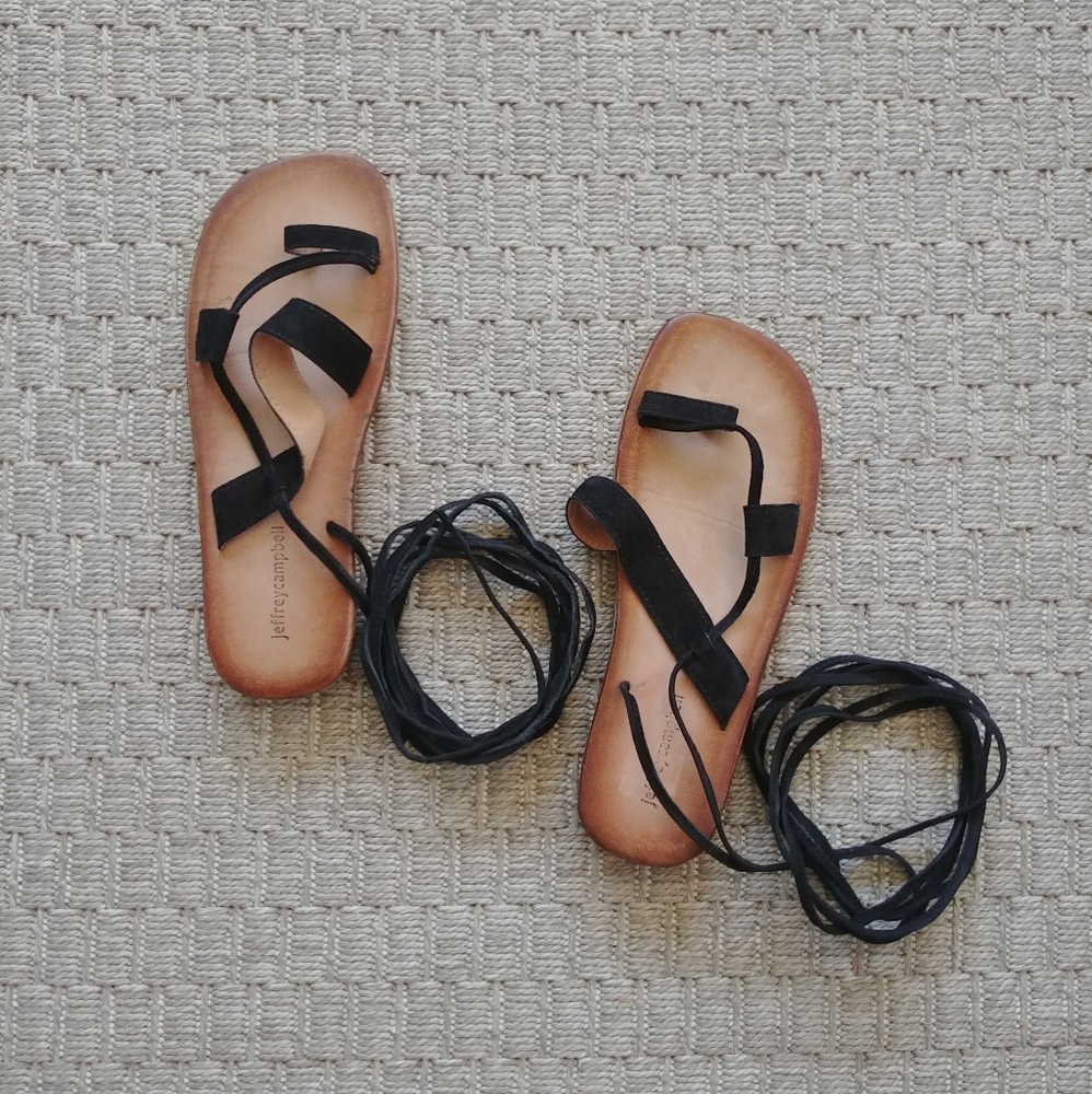 EUC Jeffrey Campbell Vista Gladiator Sandals Sz 9